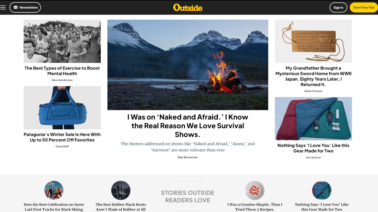 outside online